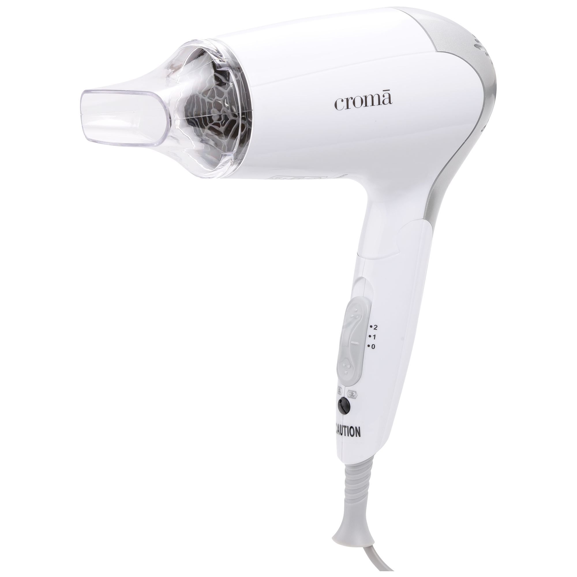 Buy Croma 2 Setting Hair Dryer (Dual Voltage Knob, CRAH4056, White